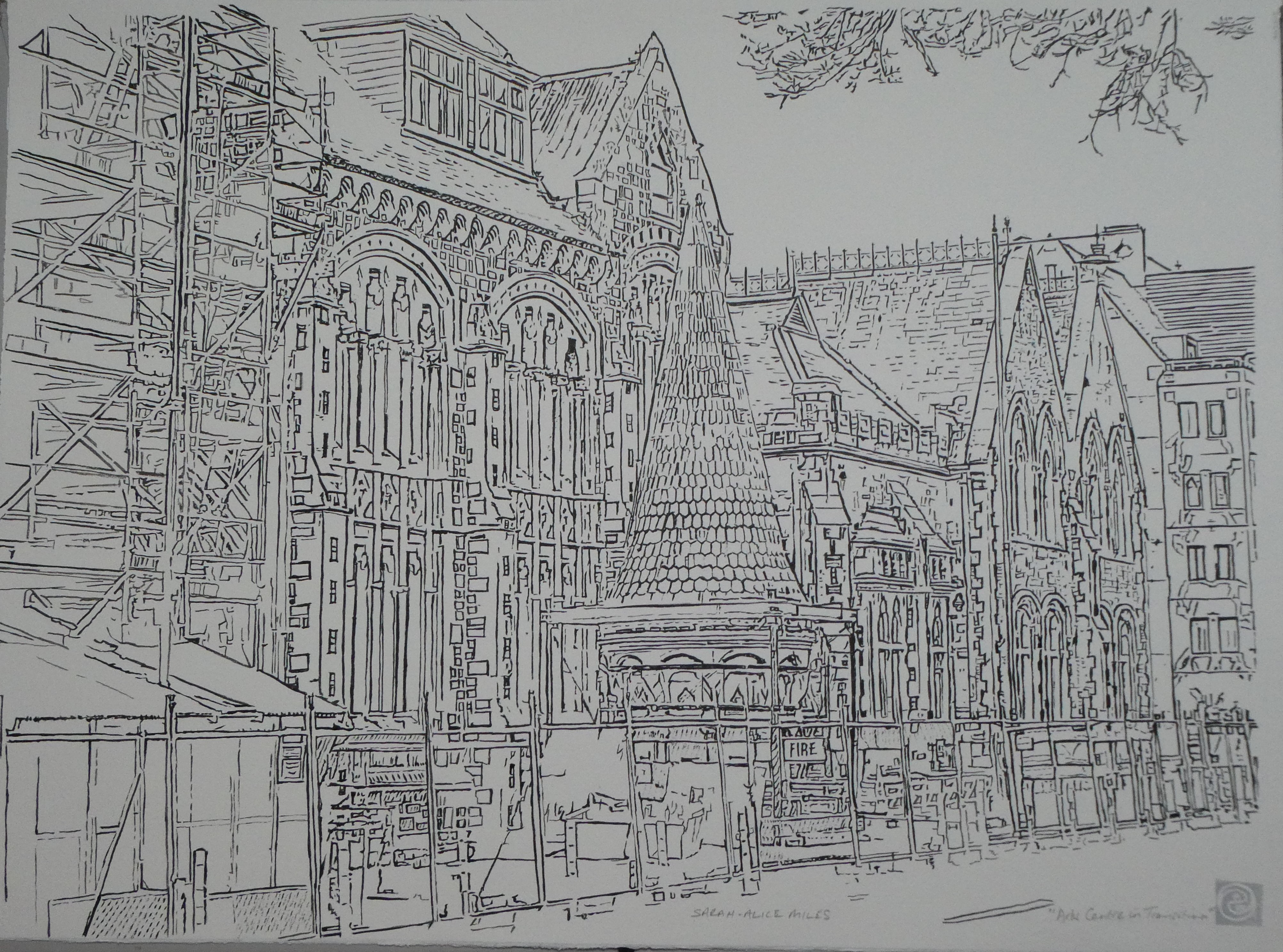 Christchurch Arts Centre damaged by Christchurch earthquake Feb 2011 (for sale)