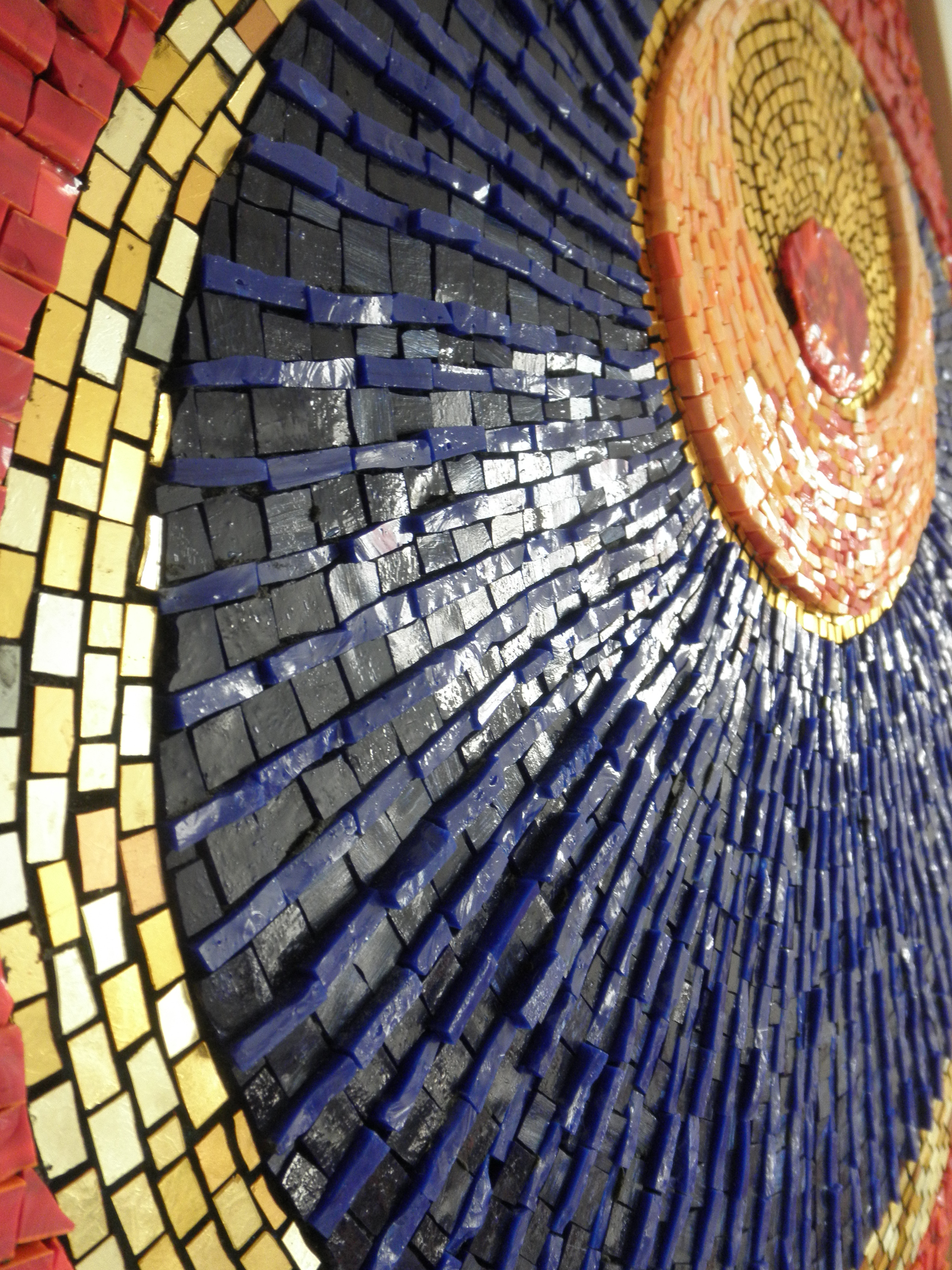 Hand made Venitian Smalti + gold smalti. For Sale