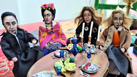 Dollshouse Ladies, 13cm high